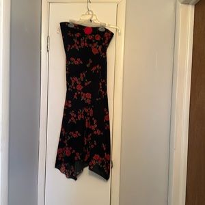Strapless flower dress-worn once